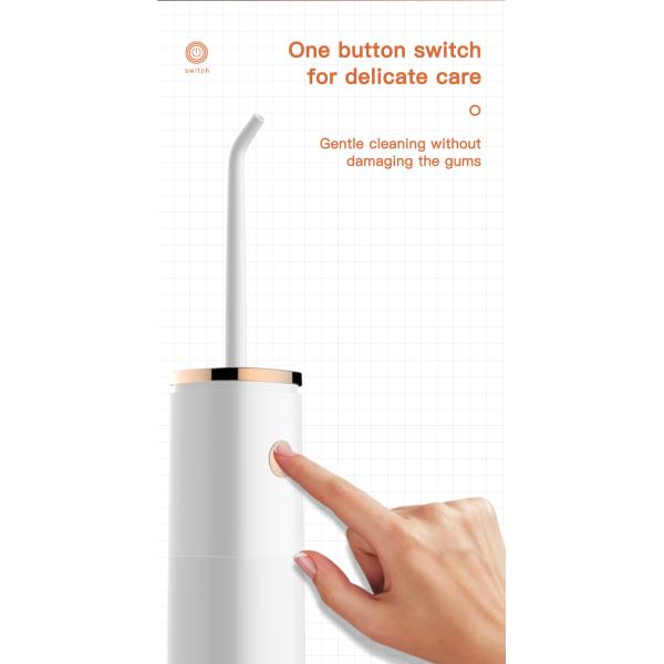 Lipstick Shape Mini Water Flosser 800mah Battery Electric Tooth Flosser