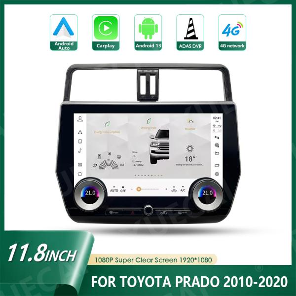 Quality Qualcomm 665 Car Android Navigation Android 13 Head Unit For Toyota Prado 10-22 for sale