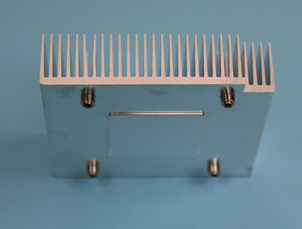 CNC Machining Aluminum Heatsink Extrusion Profiles Aluminum Radiator With T4 T5 T6 Temper