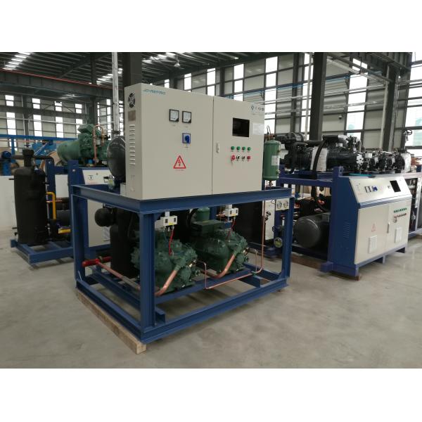 Screw Type - Single Stage Parallel Connection Optimized Cooling Solution With Rack Model Refrigeration Compressor Unit