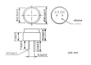 10Vrms 40KHZ Ultrasonic Parking Sensor Open Structure High Sensitivity