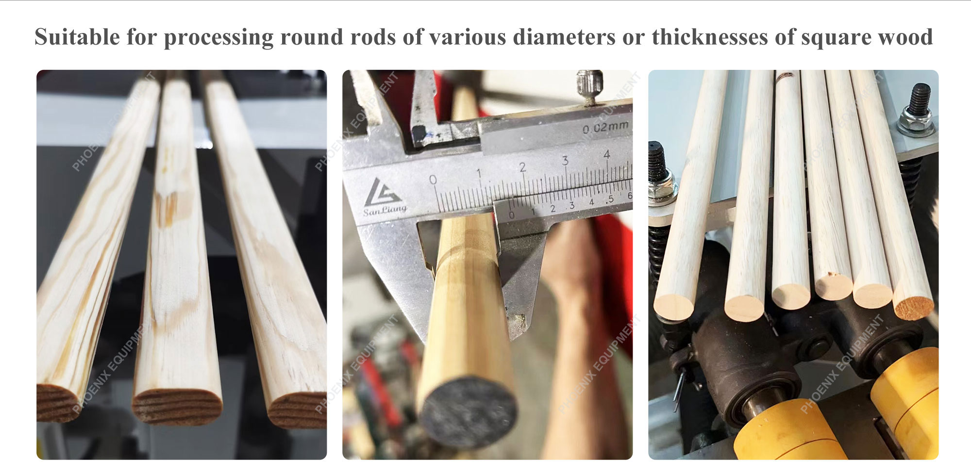 Wooden Broom Handle Machine Type Round Bar Dowel Mill with 250-6000mm Working Length