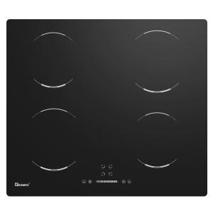 4 Burner Electric Cooktop 220V-240V 24 Inch Built In Induction Cooktop 6400W