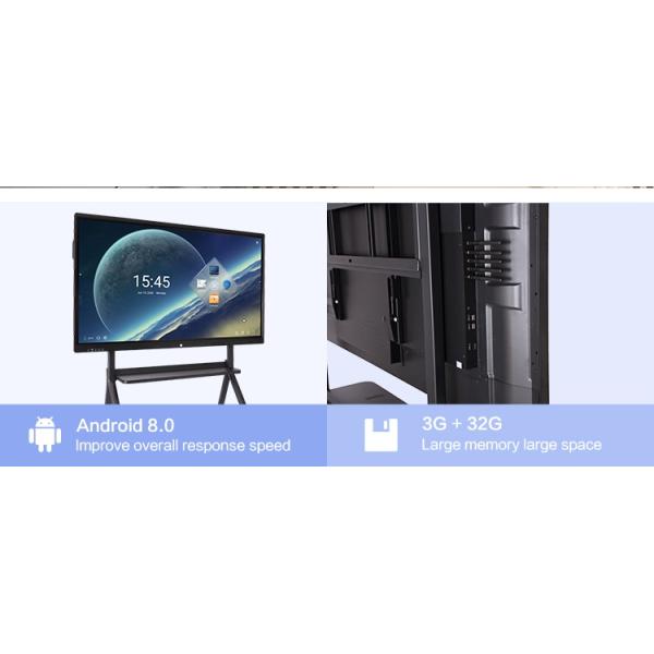 TFT Led Smart Whiteboard , 4K Interactive Smart Panel 98 Inch 4096x2160
