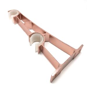 China Living Room Anodizing Aluminum Double Drapery Rod Brackets wholesale