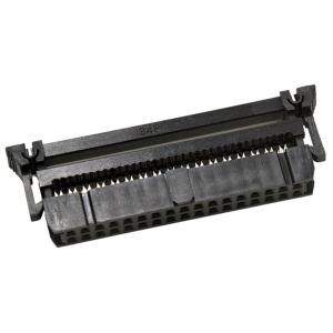 China 2.54mm Pitch Wire Connector Housing , Female IDC Socket Connector on sale
