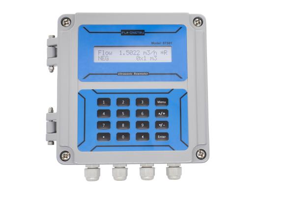 Quality IP68 Hydrological Detection Clamp On Ultrasonic Flow Meter PVC for sale