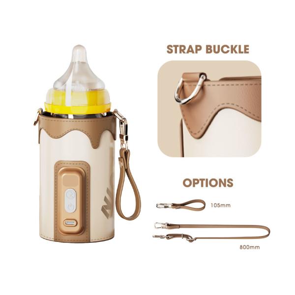 Quality USB Rechargeable Heating Travel Bottle Warmer For Baby Feeding for sale