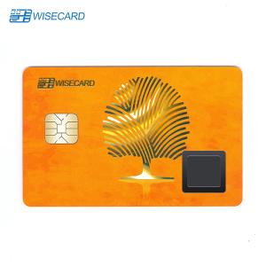 China High Secured Fingerprint Smart Card For Biometric Solution wholesale