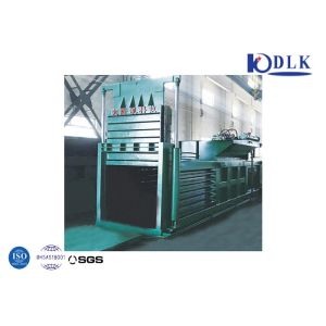 Hydraulic Semi Automatic PLC Horizontal Cardboard Baler