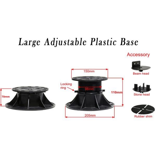 Flooring Accessories Everjade Adjustable Raised Floor Paving Tile Support Pedestals