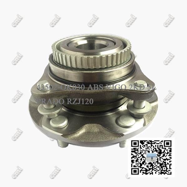 Quality 43502-OK030 Automotive Wheel Bearings , Car Hub Bearing ABS VIGO 2KD 5L PRADO RZJ120 TRJ120 KZJ for sale