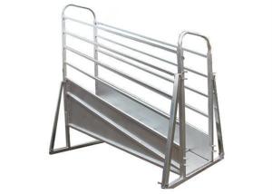China Adjustable Mobile Cattle Ramp Overhead Bracing 3.6 / 4.8m Fixed Height wholesale
