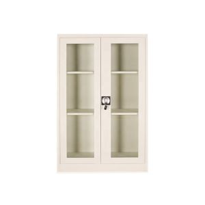 Tall KD Structure Insulated Glass Door Filing Cabinet