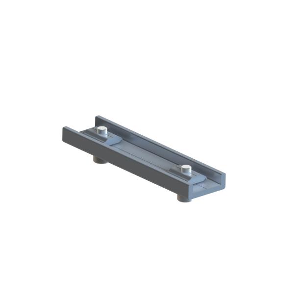 Anodized Frameless Standing Seam Solar Panel Clips Aluminum Corrugated Roof Brackets