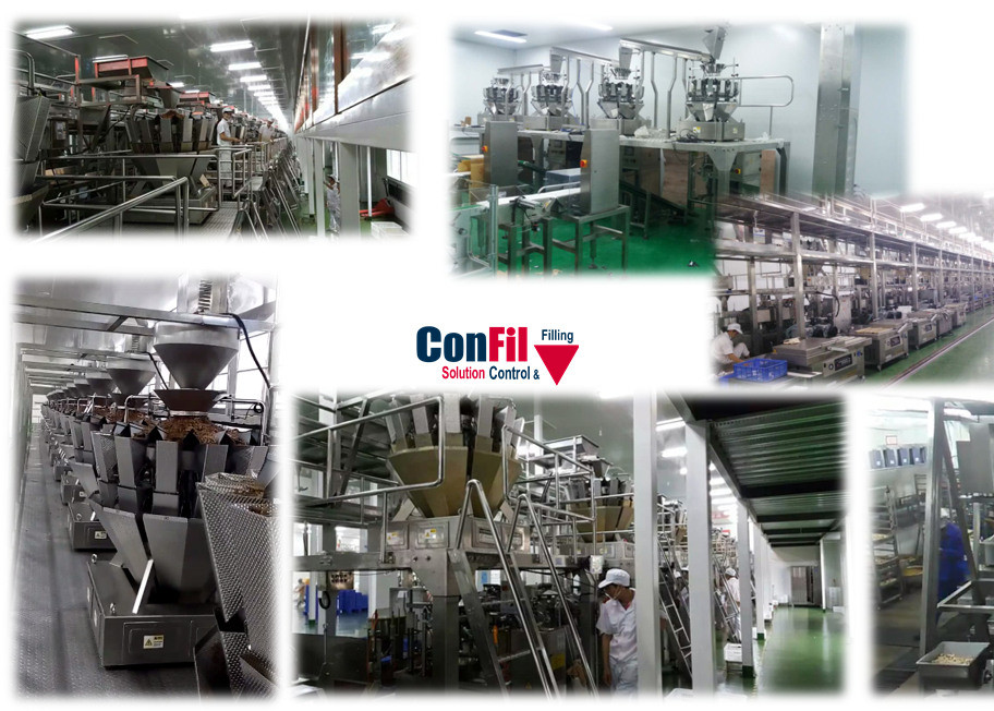 Polished Surface SUS304 Automatic Multihead Weigher With Double Flap