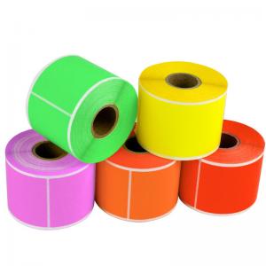 China Thermal Paper Self Adhesive Sticky Labels Test And Tag Heat Resistant Anti Fake wholesale
