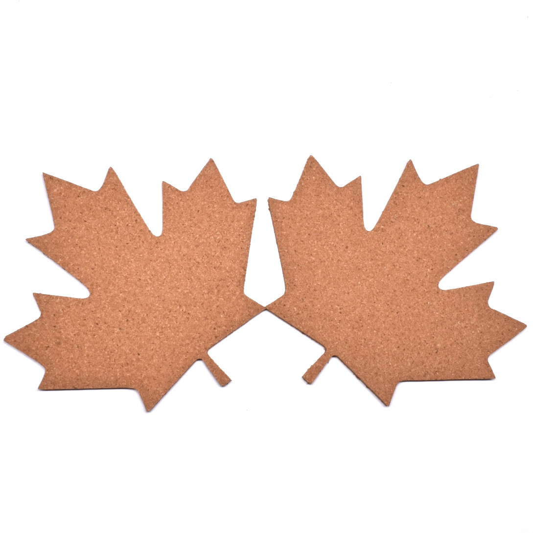Diy Self Stick Maple Leaf Cork Board Tiles Notice Memo Cubicle Odorless