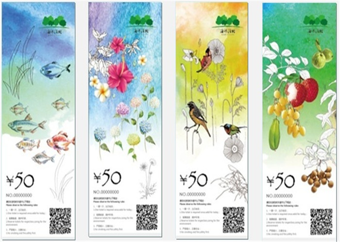 CMYK Color Event Ticket Holographic Sticker Printing With 2D Code And custom Printing