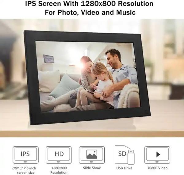 Quality 12 Inch 1280x800 Electronic Photo Album Digital Photo for sale
