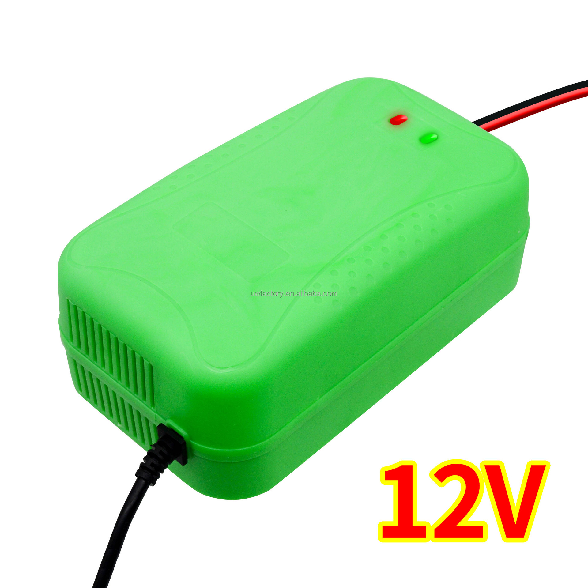 90% Charging Efficiency 125W Output Power Digital LCD Display 3-Stage Lead Acid Battery Charger 12V 6A for Car Auto
