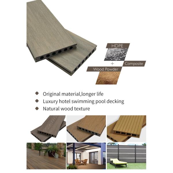 Waterproof Solid Exterior Wpc Decking China Composite Wpc Decking