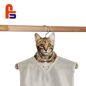 Cute Design Clothes Flexo Printing BSCI Assured Custom Cardboard Hangers