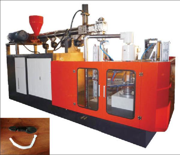 Quality 0.8MPa Rotary Blow Molding Corrugated Pipe Machine 0.6m3/Min 1400kg for sale