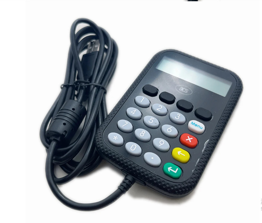 APG8201 Smart Card Reader with Pinpad APG8201-B2 with 20 keypadPIN code input card reader EMV card writer