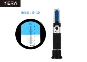 China Portable Specific Gravity ATC Portable Refractometer For Sugar Related Liquids wholesale