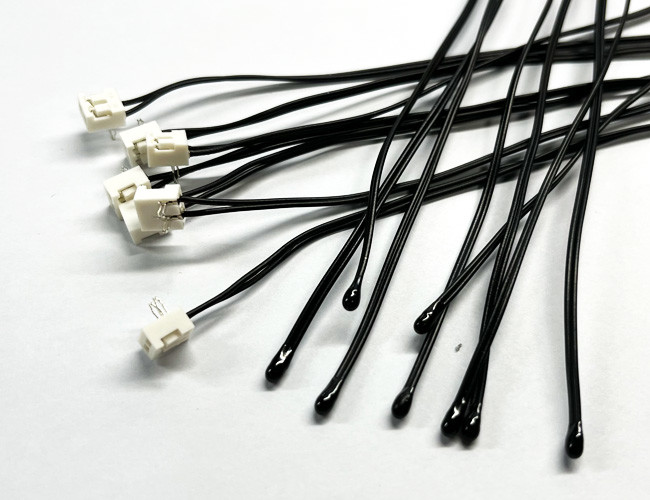 Epoxy Temperature Detection System With Lead Wire PVC / PFA / FEP 10mm - 1000mm