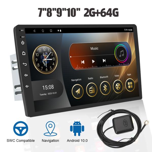Universal Car Fitment 10 Inch Android Radio with BT FM WIFI and GPS Navigation System
