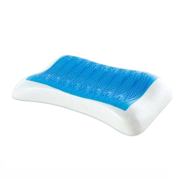 Quality Relax Reversible Cooling 7cm Gel Memory Foam Pillow for sale