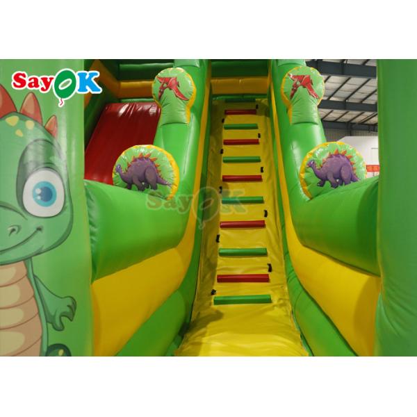 Commercial Grade Water Slide Inflatables Dinosaur Inflatable Bounce Slide For Children