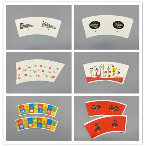 Wholesales Paper Cups Raw Material 150GSM-380GSM Single/Double PE Coated Customized Logo Printing Paper Cup F