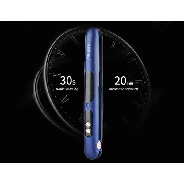 Anti Frizz 2 In 1 Mini Cordless Hair Straightener Ceramic Flat Iron Portable
