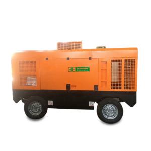 Mining Diesel Engine Driven Portable Air Compressor 4300mm * 2000mm * 2800mm