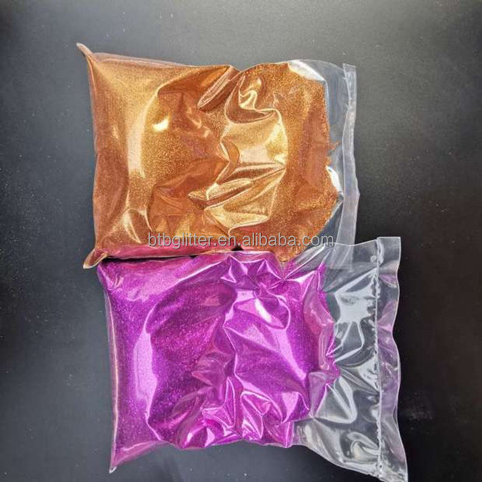 Customized Colors Avaliable Ultra Fine Bulk PET Glitter for Other Holiday Supplies 1/64 1/128 1/256 1/500 1/700