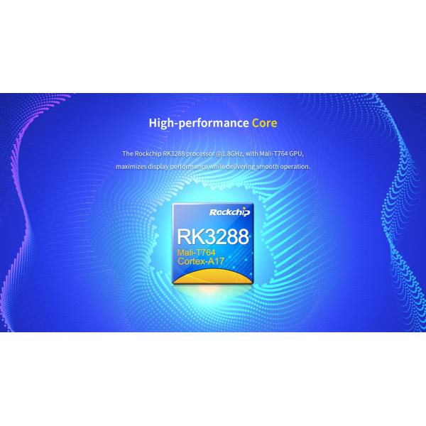 H3 Smart HMI Motherboard Quad-core Mali-T764 4-pole 3.5mm jack Headphone