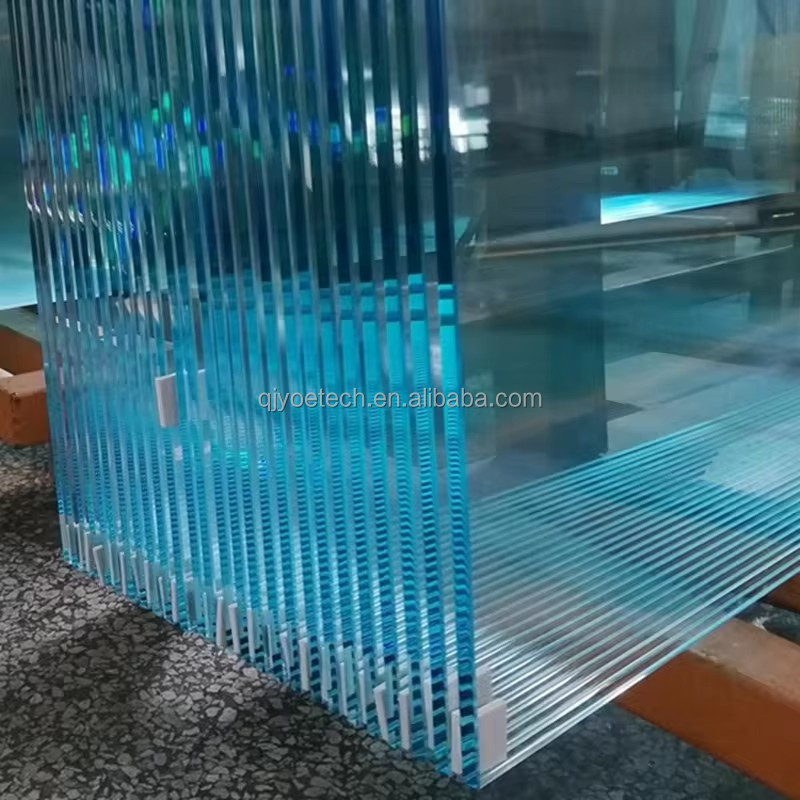Fine Polished Edge Industrial Decoration Hotel Tempered Glass Fence for Swimming Pool