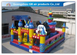 China Durable Rabbit Childrens Large Inflatable Fun City Playground For Rental wholesale