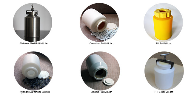 Low Noise 20L Light Roll Ball Mill Energy Saving Without Pollution