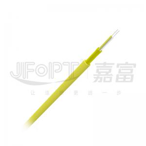 2.0mm 3.0mm Indoor Fiber Optic Cable Single Tube Dual Core PVC LSZH Jacket