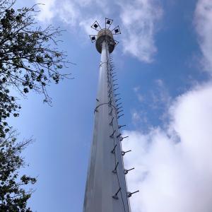 China Customized Steel Structure 15m Microwave Communication Tower Unicom Mobile Signal wholesale