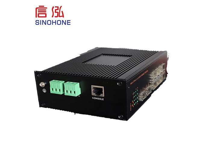 Secure PTN 2 Port Ethernet Switch , Stable Fiber Optic Cable Connect Switch