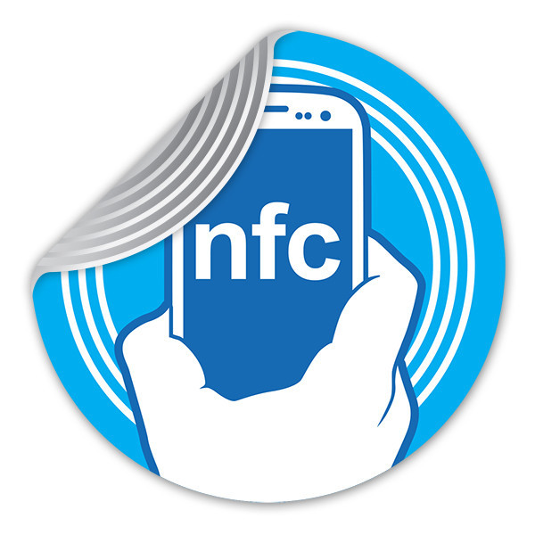 Mobile Payment Printed NFC Stickers 13.56MHz ISO14443A Protocol