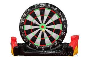 China Waterproof Inflatable Soccer Dart Board , PVC Inflatable Interactive Games on sale