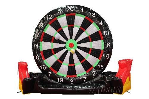 Quality Waterproof Inflatable Soccer Dart Board , PVC Inflatable Interactive Games for sale