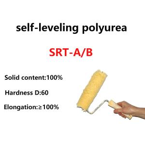 Durable SRT-A/B Self-Leveling Polyurea Coating With 100% Solid Content And D60 Hardness