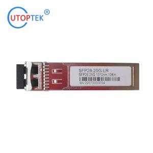 China SFP28 25G LR 10km 1310nm with LC Connector Fiber optical 25g sfp module for Cisco/Huawei/HP/Juniper wholesale